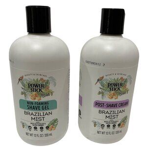 SHAVE GEL Brazilian Mist with Notes of Pistachio & Salted Caramel 12 oz. (2 PK)-
